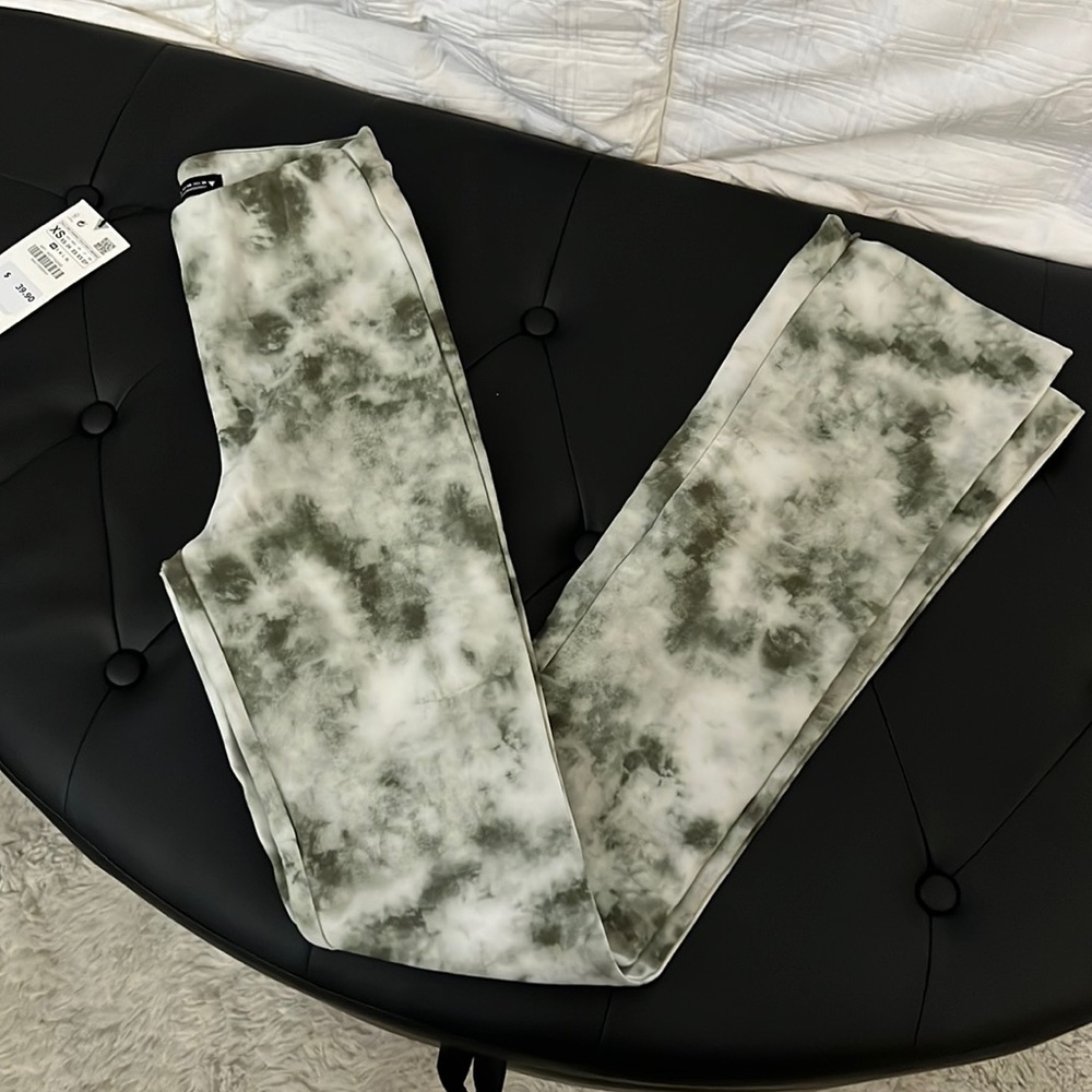 Tie dye flare pants